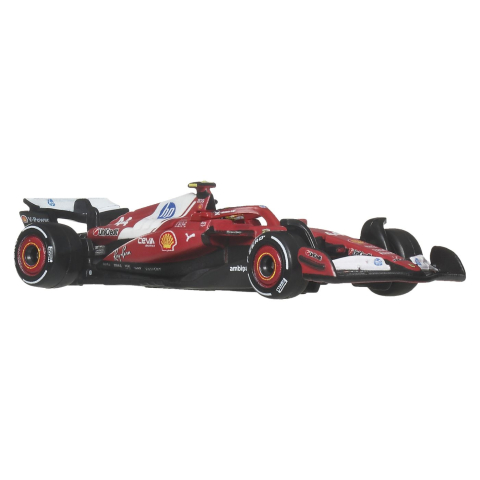HOT WHEELS PREMIUM REAL RIDERS FORMULA 1 2024 MASINUTA METALICA SCUDERIA FERRARI HP SCARA 1 LA 64 [1]
