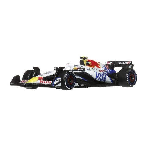 HOT WHEELS PREMIUM REAL RIDERS FORMULA 1 2024 MASINUTA METALICA VISA CASH APP RACING BULLS FORMULA ONE TEAM SCARA 1 LA 64 [5]