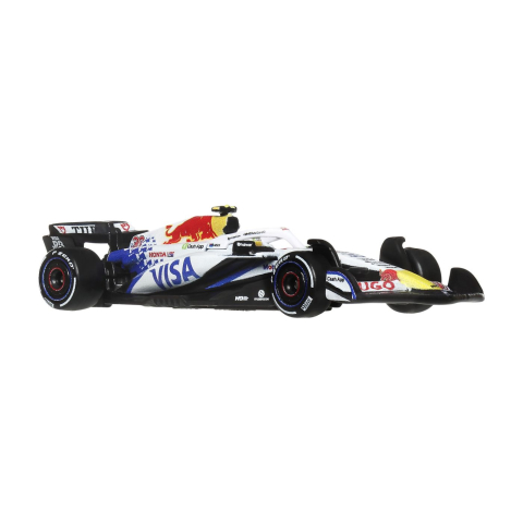 HOT WHEELS PREMIUM REAL RIDERS FORMULA 1 2024 MASINUTA METALICA VISA CASH APP RACING BULLS FORMULA ONE TEAM SCARA 1 LA 64 [2]