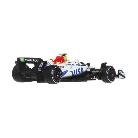 HOT WHEELS PREMIUM REAL RIDERS FORMULA 1 2024 MASINUTA METALICA VISA CASH APP RACING BULLS FORMULA ONE TEAM SCARA 1 LA 64 [1]