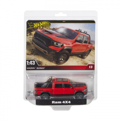 HOT WHEELS PREMIUM REAL RIDERS MASINUTA METALICA RAM 4X4 SCARA 1:43 [0]