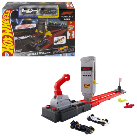 HOT WHEELS RACING CIRCUIT DE CURSE GRID START FORMULA 1 2025 CU 2 MASINUTE INCLUSE [2]