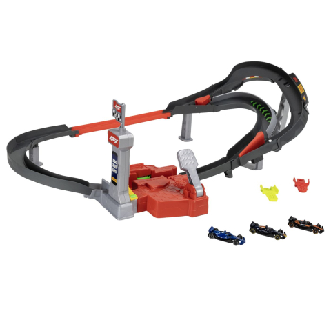HOT WHEELS RACING CIRCUIT DE CURSE SPRINT FORMULA 1 CU 3 MASINUTE INCLUSE [1]
