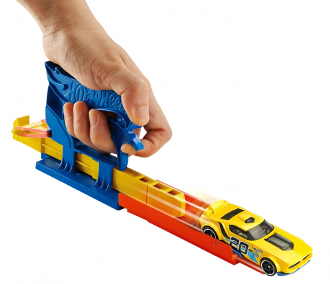 HOT WHEELS SET LANSATOR PORTABIL ALBASTRU SI MASINUTA [2]