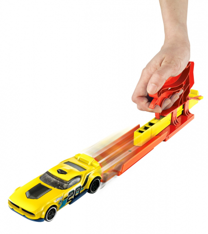 HOT WHEELS SET LANSATOR PORTABIL ROSU SI MASINUTA [2]