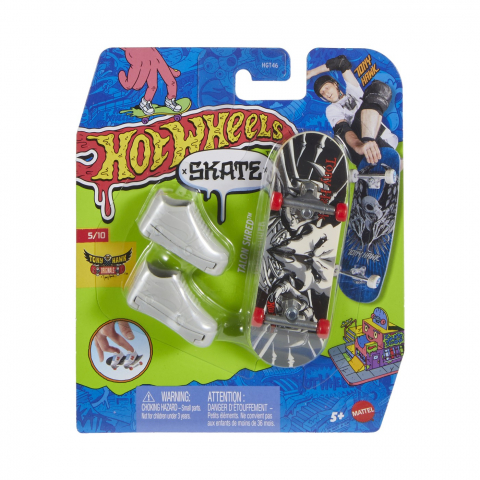 Jocuri si articole copii - HOT WHEELS SET PLACA SI PANTOFI DE SKATE