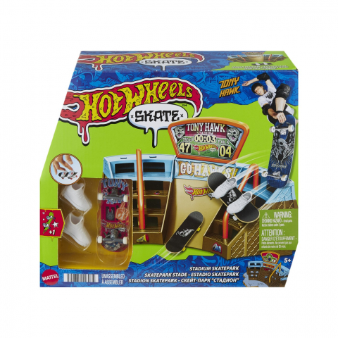 Jocuri si articole copii - HOT WHEELS SKATE PACHET SKATEPARK STADIUM