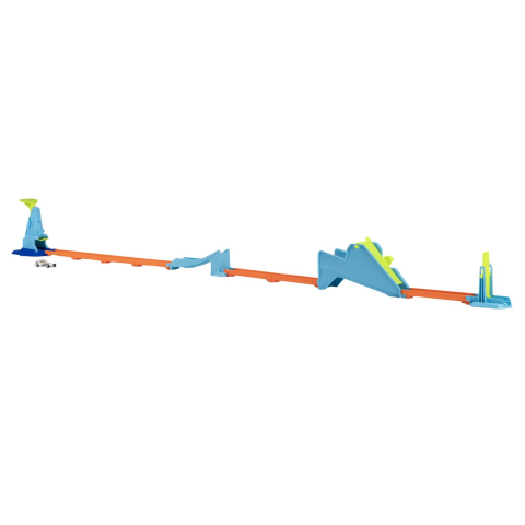 HOT WHEELS STUNT TRACKS PISTA CASCADORII SARITURA CU PROPULSIE CU MASINUTA INCLUSA [3]