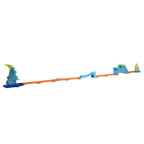 HOT WHEELS STUNT TRACKS PISTA CASCADORII SARITURA CU PROPULSIE CU MASINUTA INCLUSA [1]