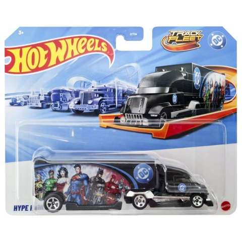 Avioane si Elicoptere jucărie - HOT WHEELS TRACK FLEET CAMION FLOTA HYPE HAULER SCARA 1 LA 64