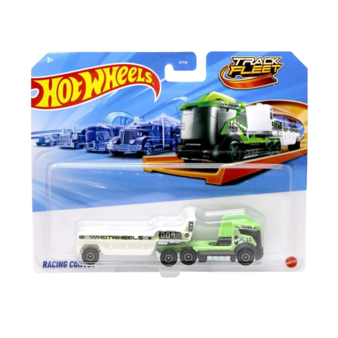 Avioane si Elicoptere jucărie - HOT WHEELS TRACK FLEET CAMION FLOTA RACING CONVOY SCARA 1 LA 64