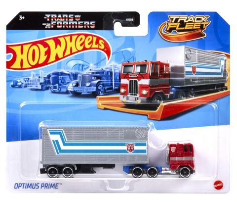 Avioane si Elicoptere jucărie - HOT WHEELS TRACK FLEET CAMION FLOTA TRANSFORMERS OPTIMUS PRIME SCARA 1 LA 64