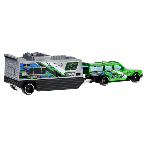 HOT WHEELS TRACK FLEET MASINA FLOTA VOLVO 24O DRIFT CAMPER SCARA 1 LA 64 [1]