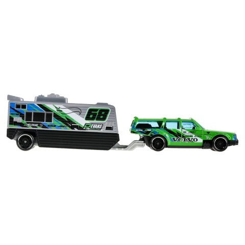HOT WHEELS TRACK FLEET MASINA FLOTA VOLVO 24O DRIFT CAMPER SCARA 1 LA 64 [3]