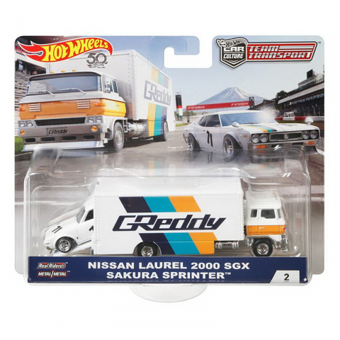 HOT WHEELS TRANSPORTATOR CU MASINUTA SCARA 1:64 [2]