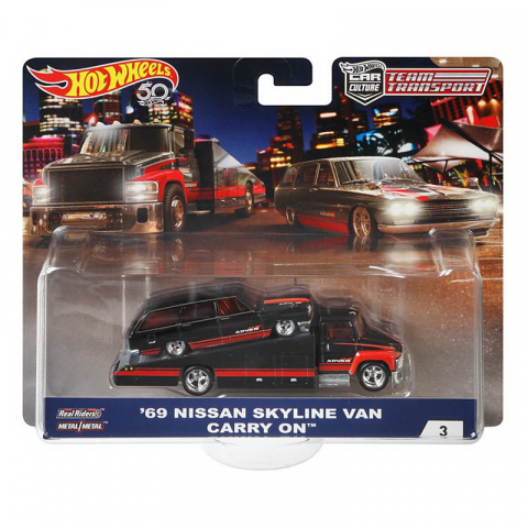 Jocuri si articole copii - HOT WHEELS TRANSPORTATOR CU MASINUTA SCARA 1:64