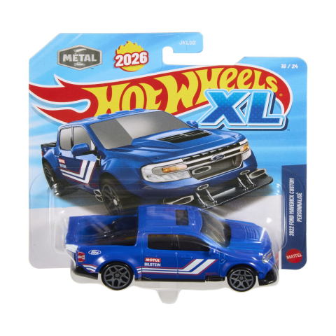 Avioane si Elicoptere jucărie - HOT WHEELS XL MASINUTA METALICA FORD MAVERICK CUSTOM 2022 SCARA 1 LA 43