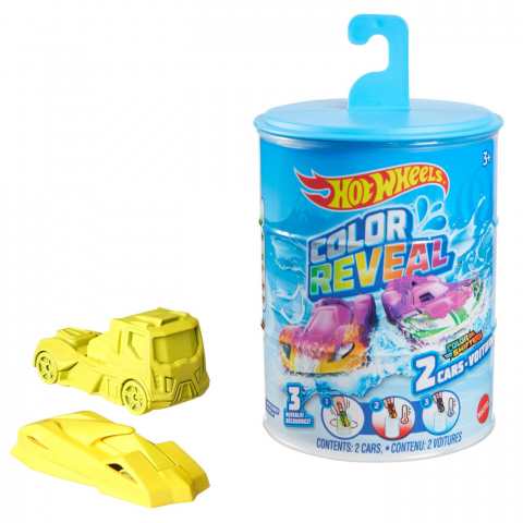 Jocuri si articole copii - HOTWHEELS SET 2 MASINI CU CULORI SCHIMBATOARE SCARA 1:64