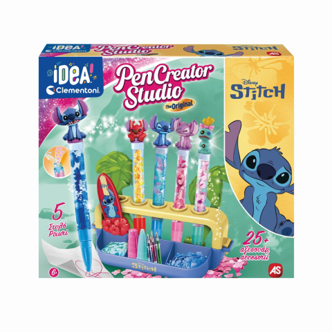 Jocuri de Rol - IDEA CLEMENTONI DISNEY STITCH SET CREATIE 5 PIXURI