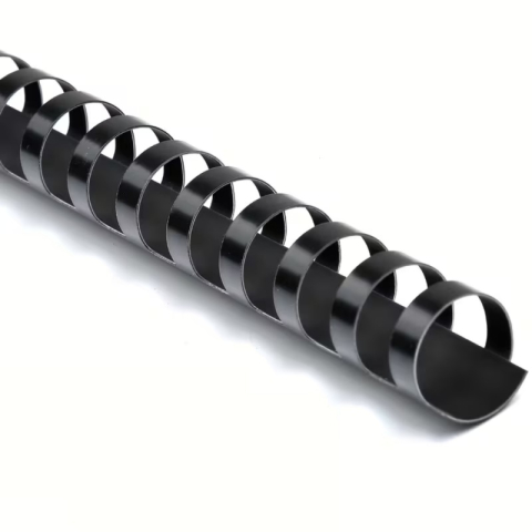 Inele plastic pentru îndosariere Office Cover, 28 mm, negru, set 50 bucăți [1]