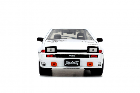 JADA AGGRETSUKO SET MASINUTA METALICA SI FIGURINA AGGRETSUKO SI TOYOTA TRUENO SCARA 1:24 [2]