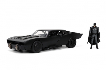 Jada Batman Mașinuța din Metal Batmobile Scara 1:24 [2]