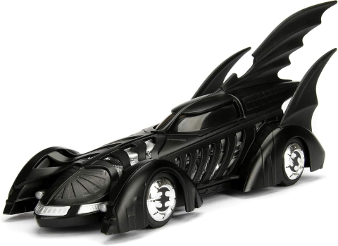 JADA DC SET BATMAN FOREVER FIGURINA BATMAN SI MASINUTA METALICA BATMOBILE SCARA 1 LA 24 [6]