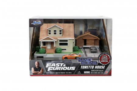 Masinute, Motociclete, Elicoptere, Avioane & Trenulete - Jada fast and furious diorema casa toretto