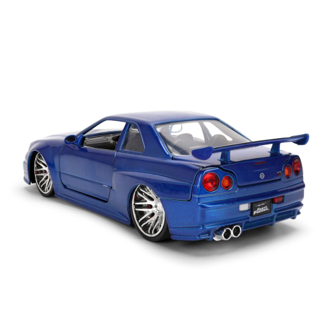 JADA FAST AND FURIOUS MASINUTA METALICA BRIANS NISSAN SKYLINE GT R R34 SCARA 1 LA 24 [2]