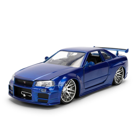 JADA FAST AND FURIOUS MASINUTA METALICA BRIANS NISSAN SKYLINE GT R R34 SCARA 1 LA 24 [1]