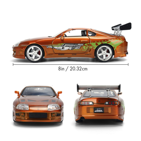 JADA FAST AND FURIOUS MASINUTA METALICA BRIANS TOYOTA SUPRA SCARA 1 LA 24 [3]