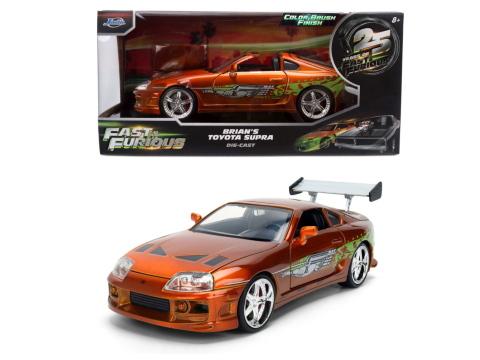 JADA FAST AND FURIOUS MASINUTA METALICA BRIANS TOYOTA SUPRA SCARA 1 LA 24 [4]