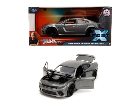 JADA FAST AND FURIOUS MASINUTA METALICA DODGE CHARGER SRT HELLCAT 2021 SCARA 1 LA 24 [2]