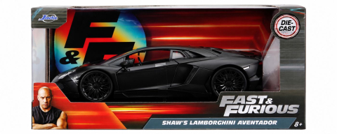 Vehicule și mașinuțe - JADA FAST AND FURIOUS MASINUTA METALICA LAMBORGHINI AVENTADOR SCARA 1 LA 24