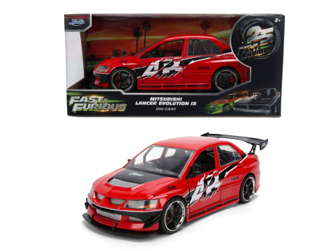 JADA FAST AND FURIOUS MASINUTA METALICA MITSUBISHI LANCER EVOLUTION IX SCARA 1 LA 24 [4]