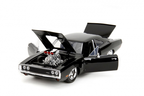 JADA FAST AND FURIOUS SET FIGURINA DOM SI MASINUTA METALICA DODGE CHARGER 1970 SCARA 1 LA 24 [6]