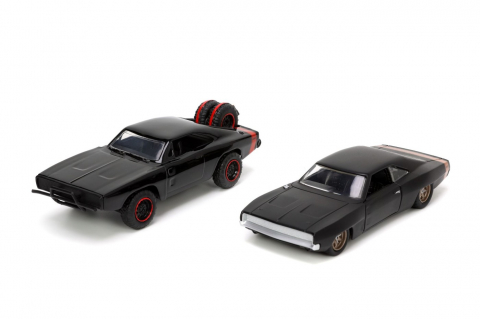 Jada Fast And Furious Set Masinute Metalice Dodge Charger Rt Si Dodge Charger Widebody Scara 1:32 [1]