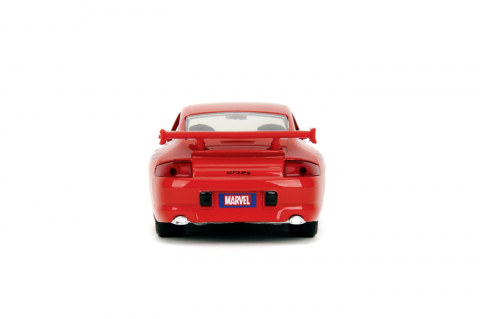 JADA MARVEL MASINUTA METALICA SPIDER MAN PORSCHE 911 GT3 RS SCARA 1 LA 32 [3]