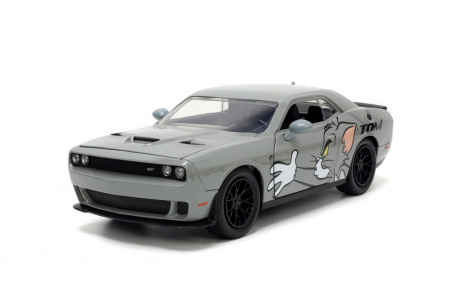 Jada Mașină Metalică Dodge Challenger Hellcat & Figurină Jerry 1:24 [3]