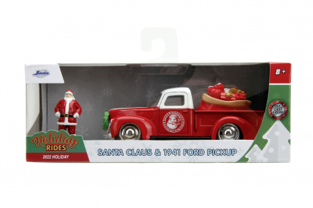 Jada Masinuta Metalica Christmas Themed 1941 Ford Pick Up Scara 1:32 [0]