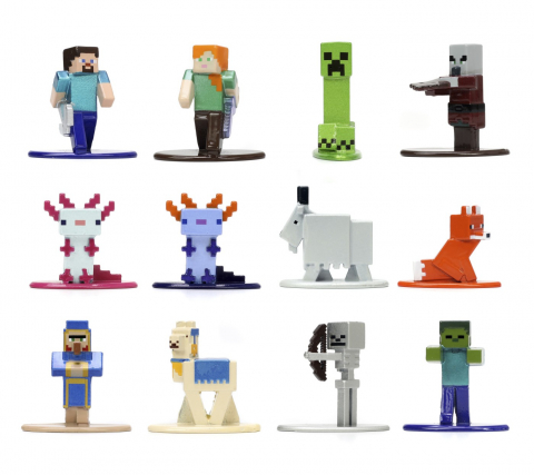 JADA MINECRAFT NANOFIGURINE METALICE 4CM [2]
