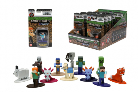 Figurine cu eroi si personaje - JADA MINECRAFT NANOFIGURINE METALICE 4CM