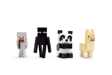 JADA MINECRAFT SET 4 FIGURINE METALICE 6.5CM [1]
