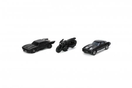 Jada Set 3 Vehicule Nano Batman 4cm  [1]
