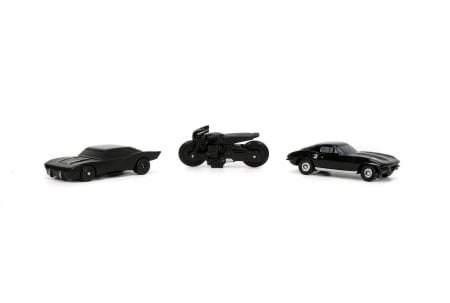 Jada Set 3 Vehicule Nano Batman 4cm  [2]