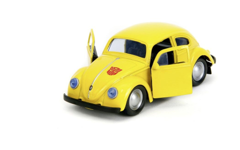 JADA TRANSFORMERS MASINUTA METALICA BUMBLEBEE VOLKSWAGEN BEETLE SCARA 1 LA 32 [1]