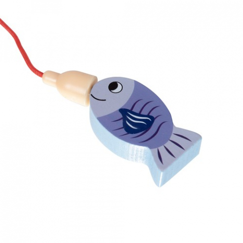 Joc 2 in 1, sortator si joc de pescuit, lemn,+3 ani [5]