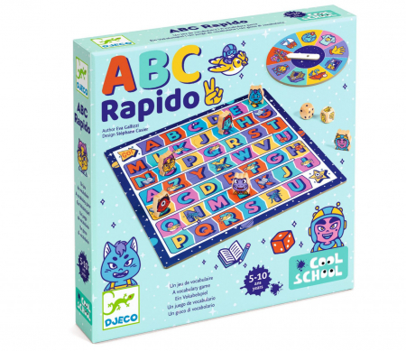 Jocuri si Jucarii Educative - Joc ABC Rapido-Invatare rapida a alfabetului,6-10 ani