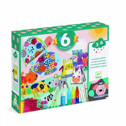 Jocuri si Jucarii Educative - Joc creativ Casa animalelor, Djeco