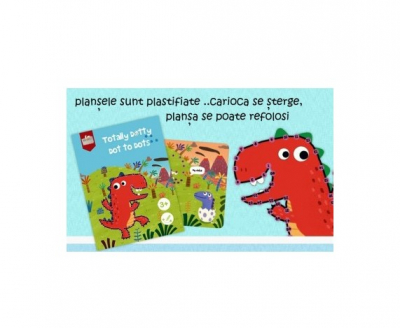 Jocuri si jucarii creative - Joc creativ cu 32 planse punctate - Dot to Dots